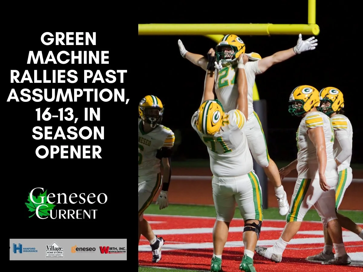 Green Machine Rallies Past Assumption, 16-13, in Season Opener
