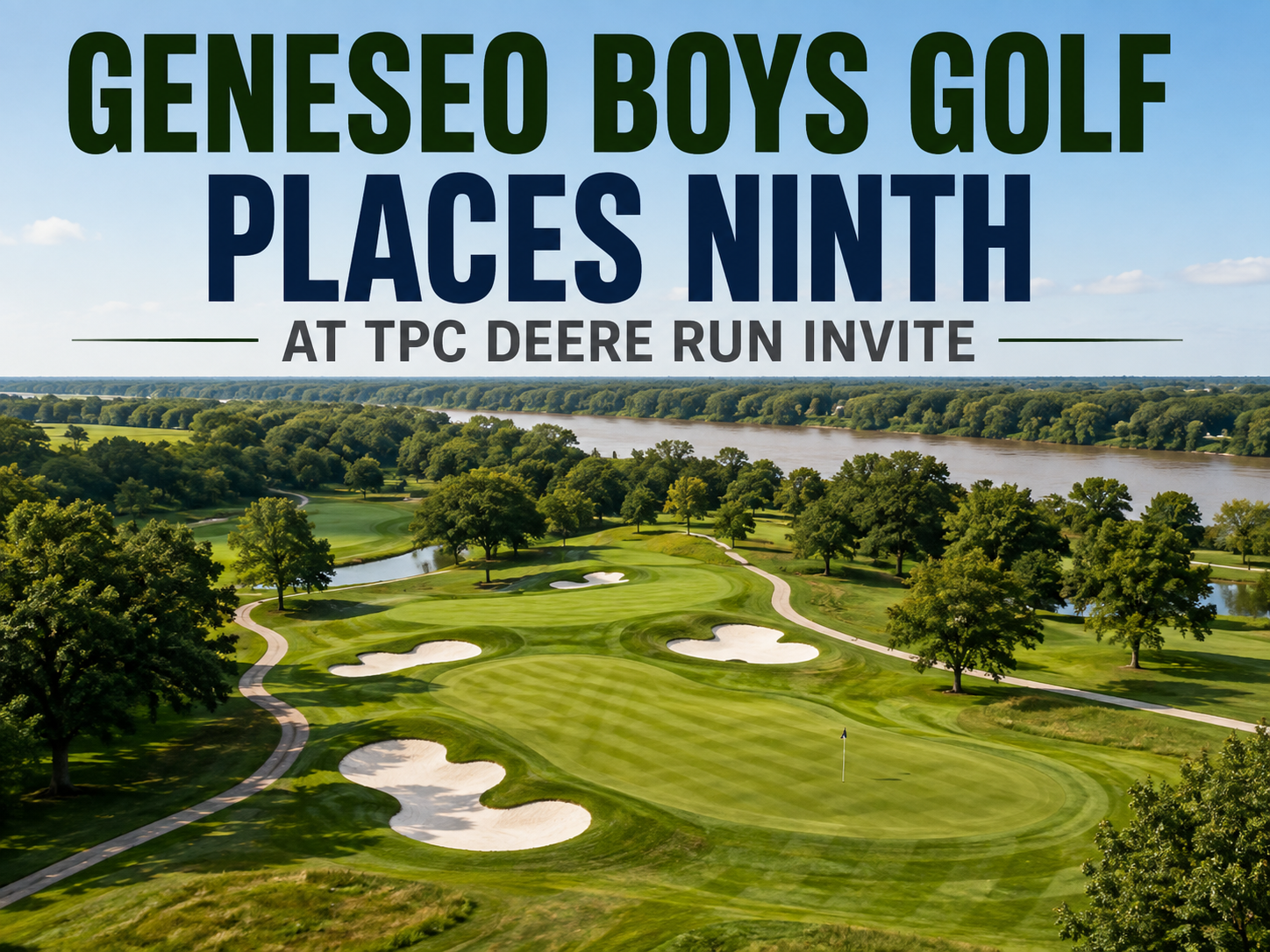 Geneseo Boys Golf Places Ninth at TPC Deere Run Invite