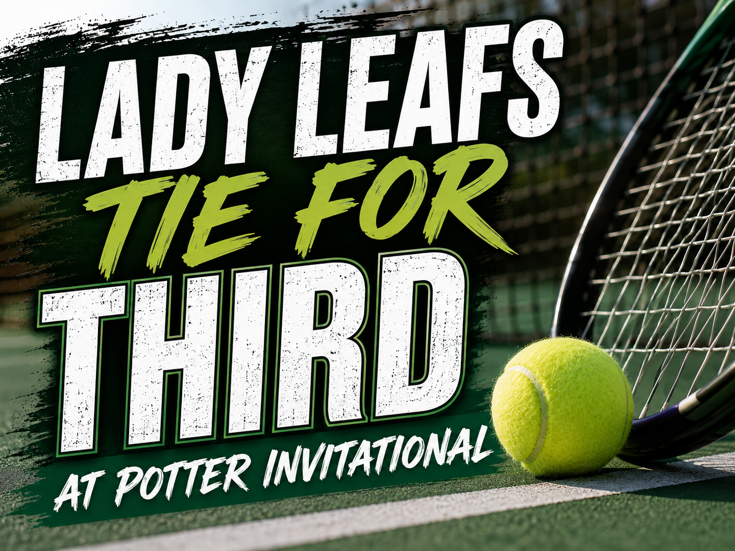 Lady Leafs Tie for Third at Potter Invitational
