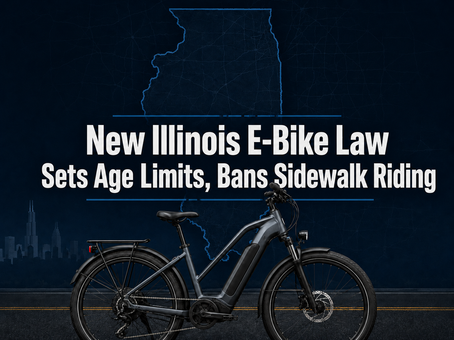 New Illinois E-Bike Law Sets Age Limits, Bans Sidewalk Riding