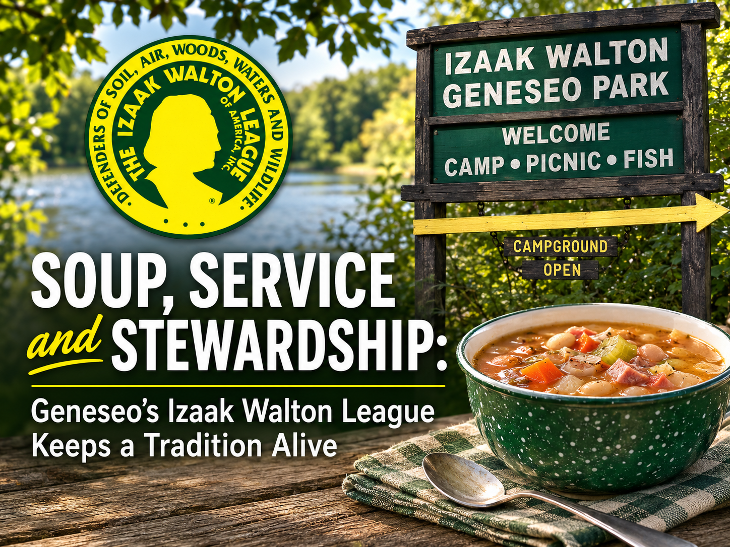 Soup, Service and Stewardship: Geneseo’s Izaak Walton League Keeps a Tradition Alive