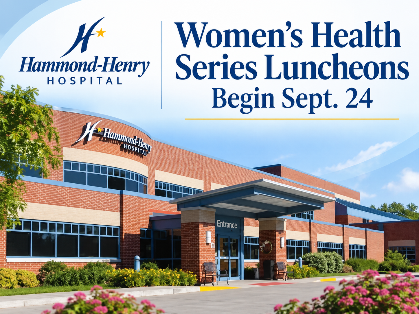 Women’s Health Series Luncheons Begin Sept. 24