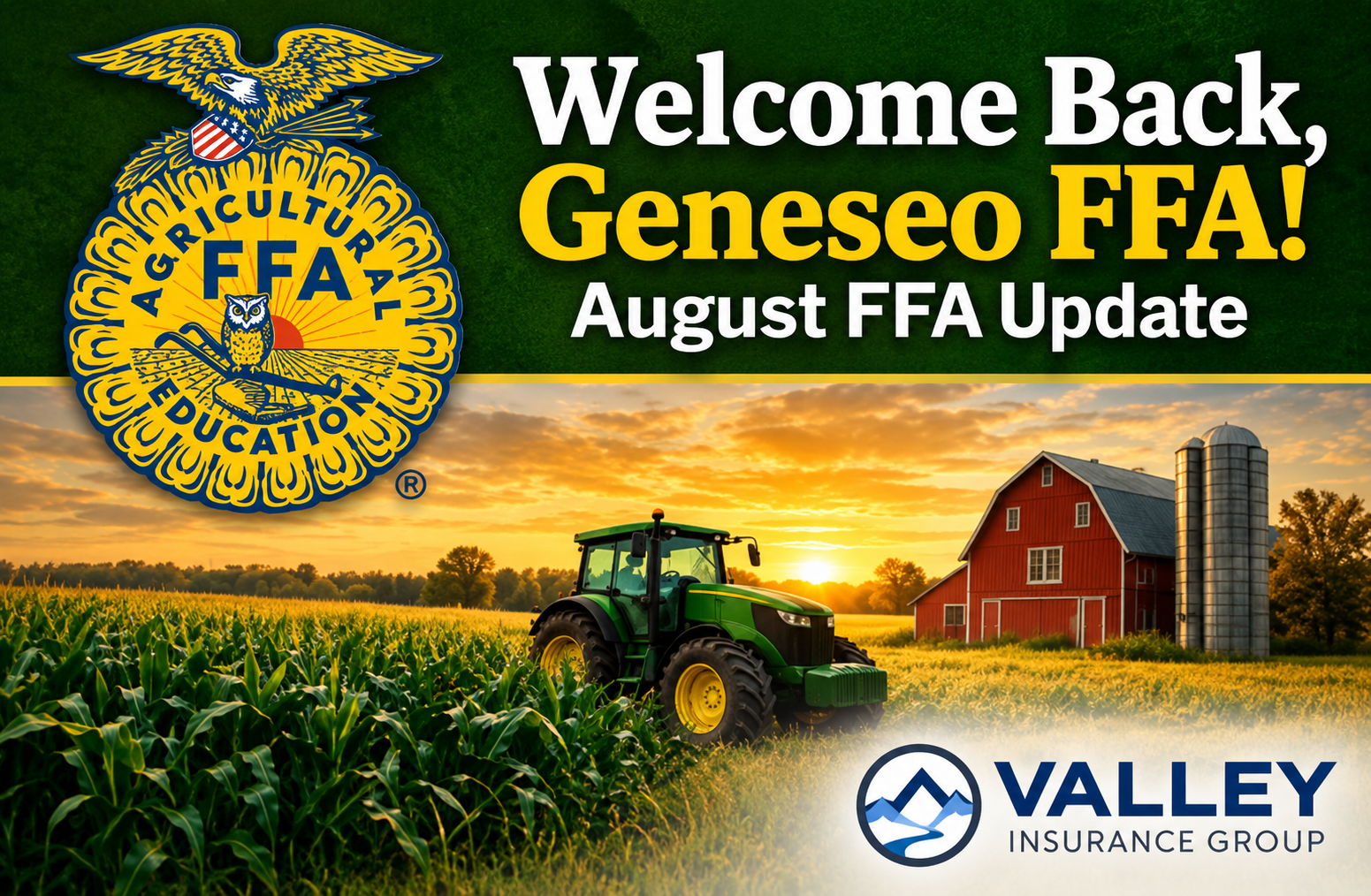 Welcome Back, Geneseo FFA!: August FFA Update