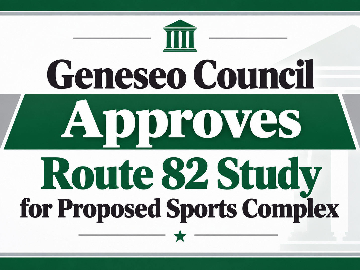 Geneseo Council Approves Route 82 Traffic Study for Proposed Sports Complex