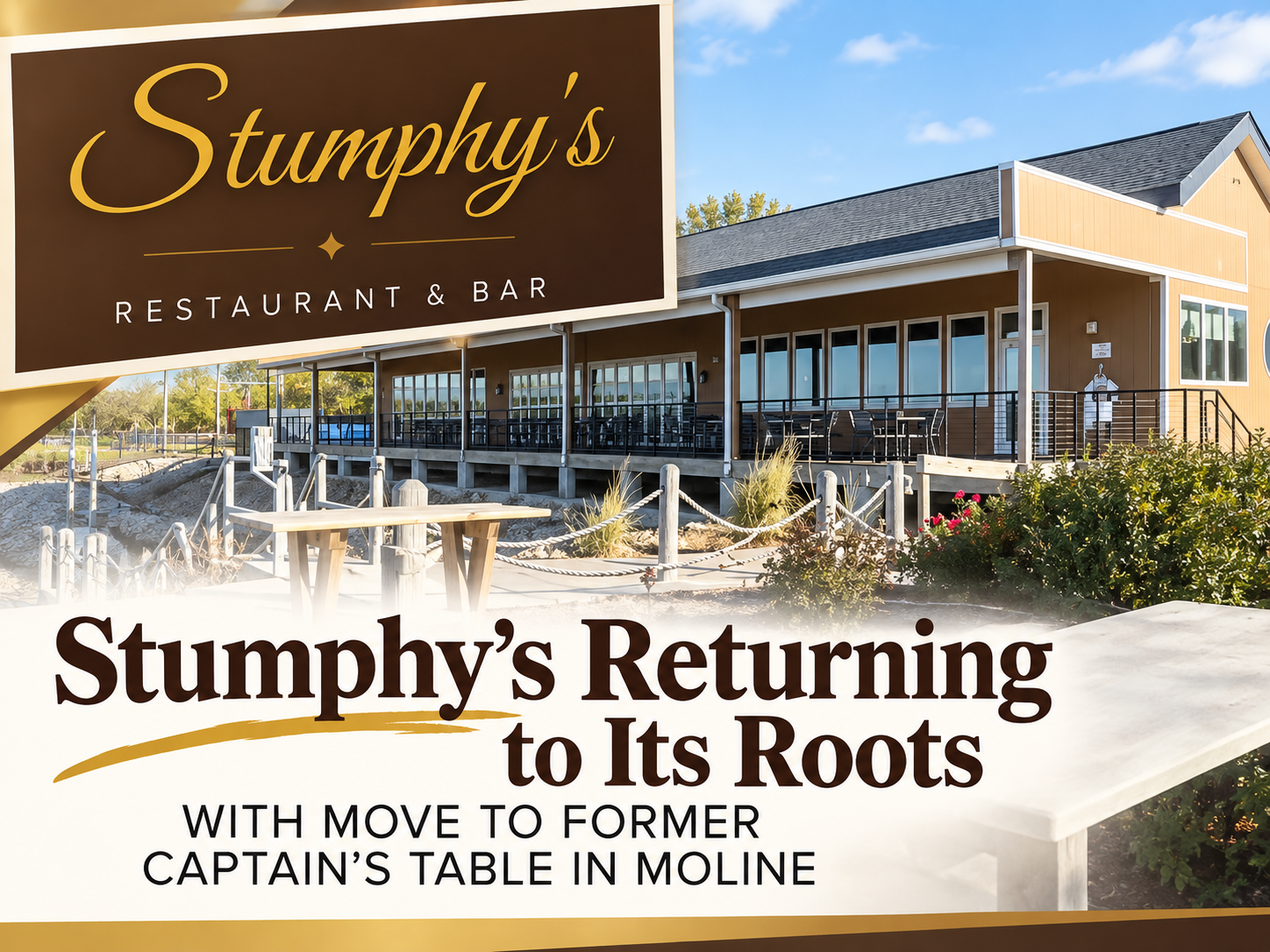 Stumphy’s Returning to Its Roots with Move to Former Captain’s Table in Moline