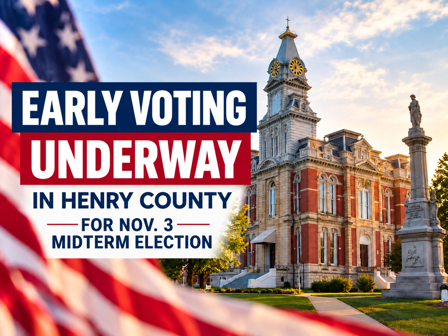 Early Voting Underway in Henry County for Nov. 3 Midterm Election