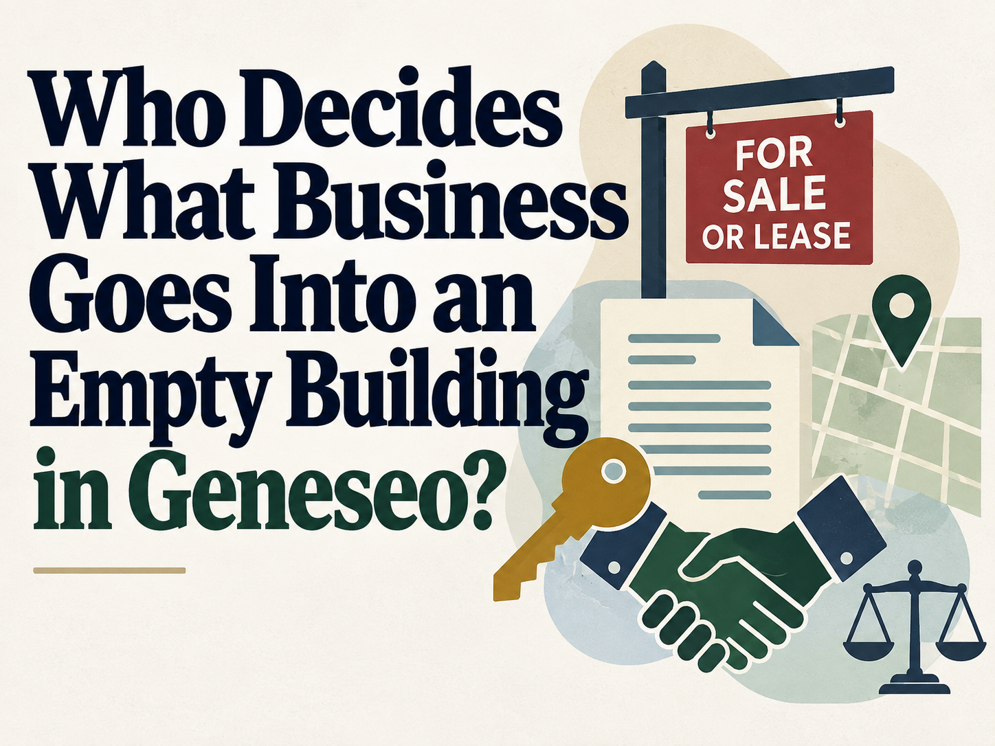 Who Decides What Business Goes Into an Empty Building in Geneseo?