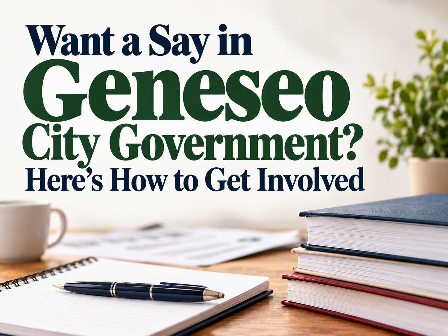 Want a Say in Geneseo City Government? Here’s How to Get Involved