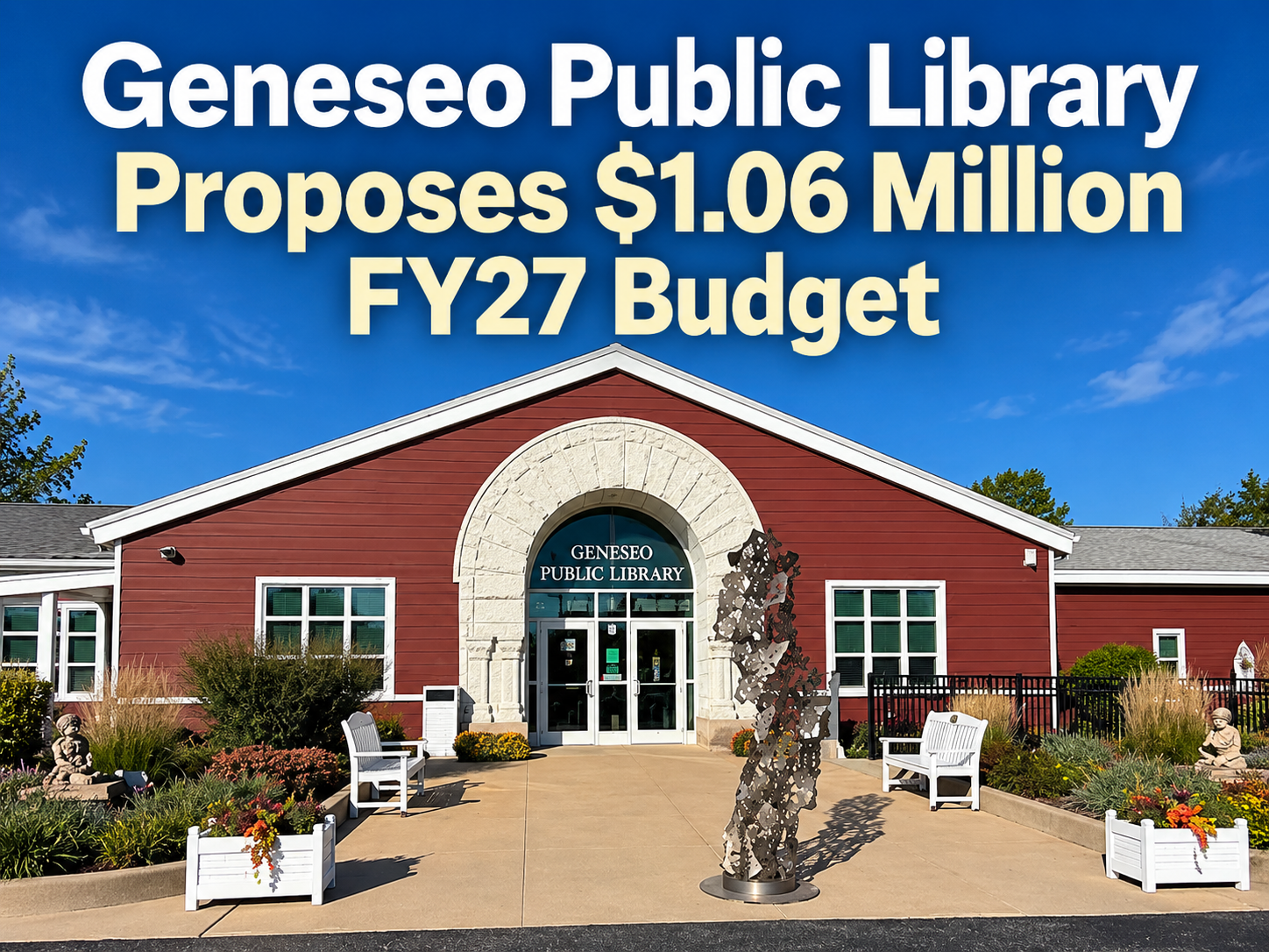 Geneseo Public Library Proposes $1.06 Million FY27 Budget