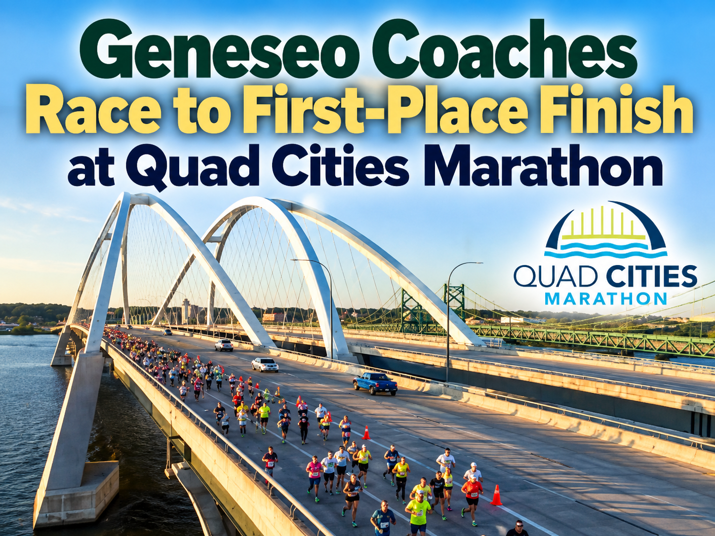 Geneseo Coaches Race to First-Place Finish at Quad Cities Marathon
