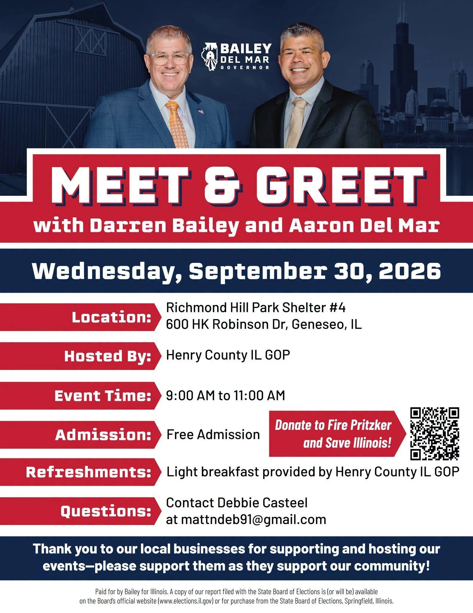 Meet &amp; Greet with Darren Bailey and Aaron Del Mar
