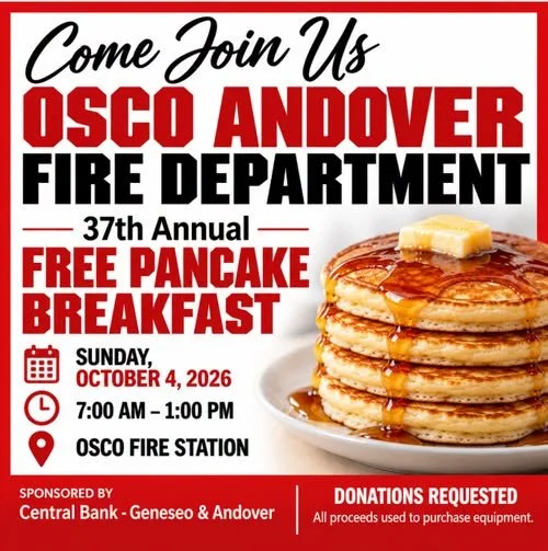 Osco-Andover Fire Department Pancake Breakfast