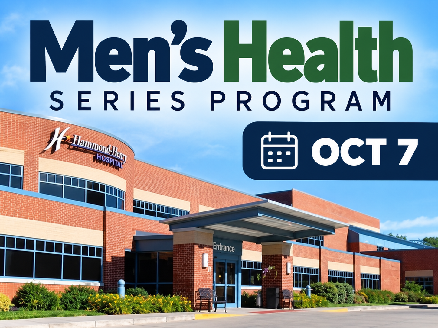 Men's Health Series Program is Oct 7 at Hammond-Henry 