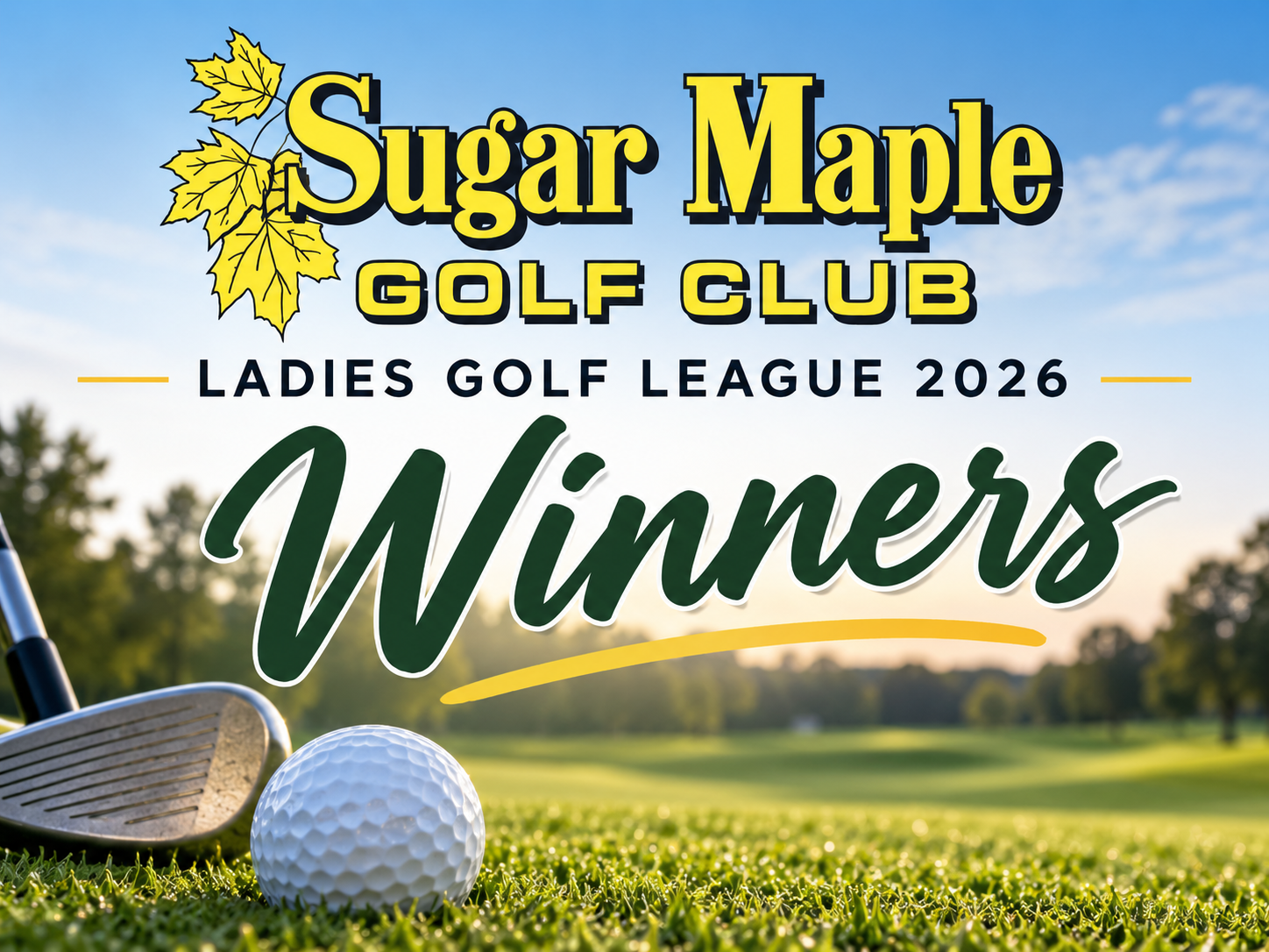 Super Maple Ladies Golf League 2026 Winners