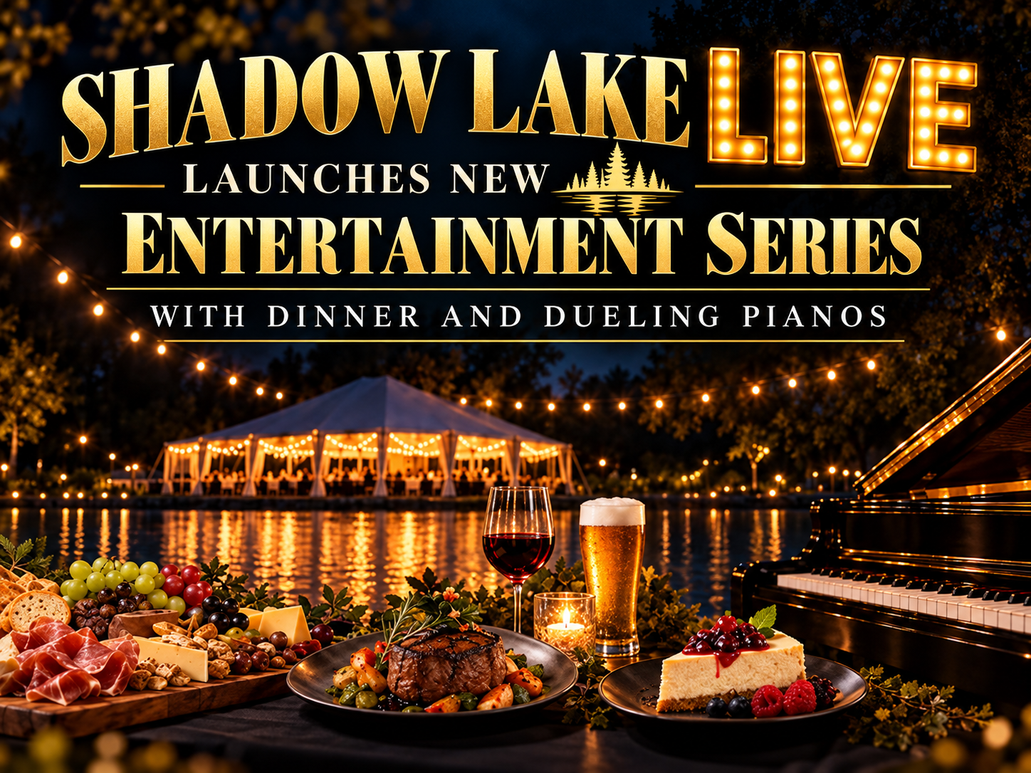 Shadow Lake Launches New Live Entertainment Series with Dinner and Dueling Pianos