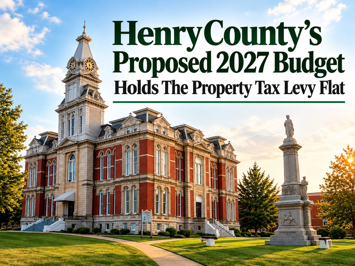 Henry County's Proposed 2027 Budget Holds the Property Tax Levy Flat