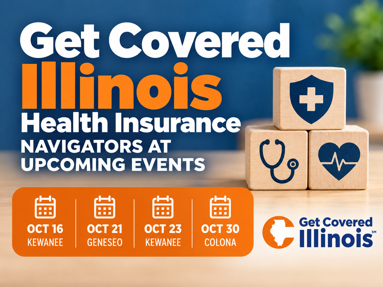 Get Covered Illinois Health Insurance Navigators At Upcoming Events