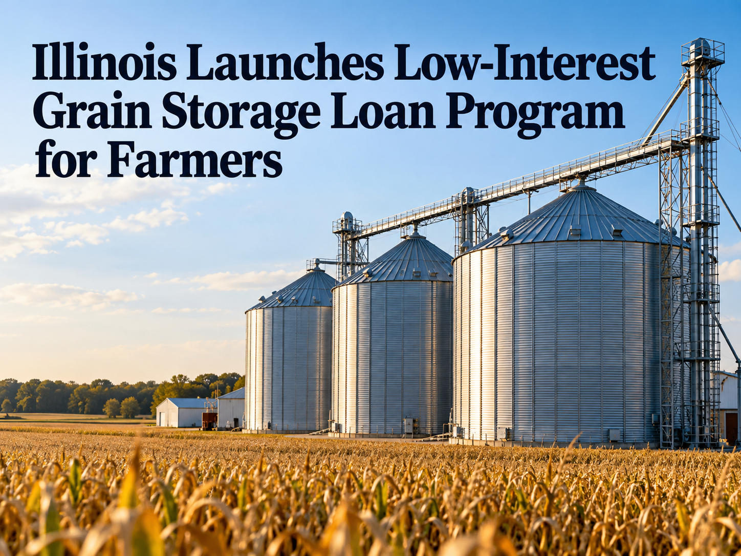 Illinois Launches Low-Interest Grain Storage Loan Program for Farmers