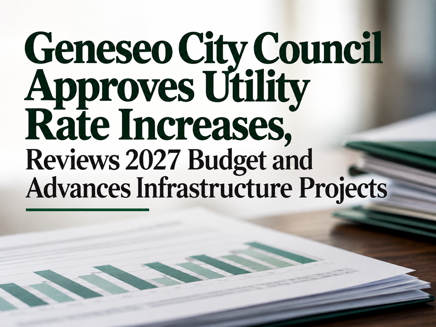 Geneseo City Council Approves Utility Rate Increases, Reviews 2027 Budget and Advances Infrastructure Projects