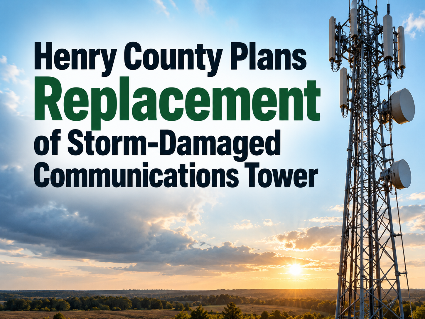 Henry County Plans Replacement of Storm-Damaged Communications Tower