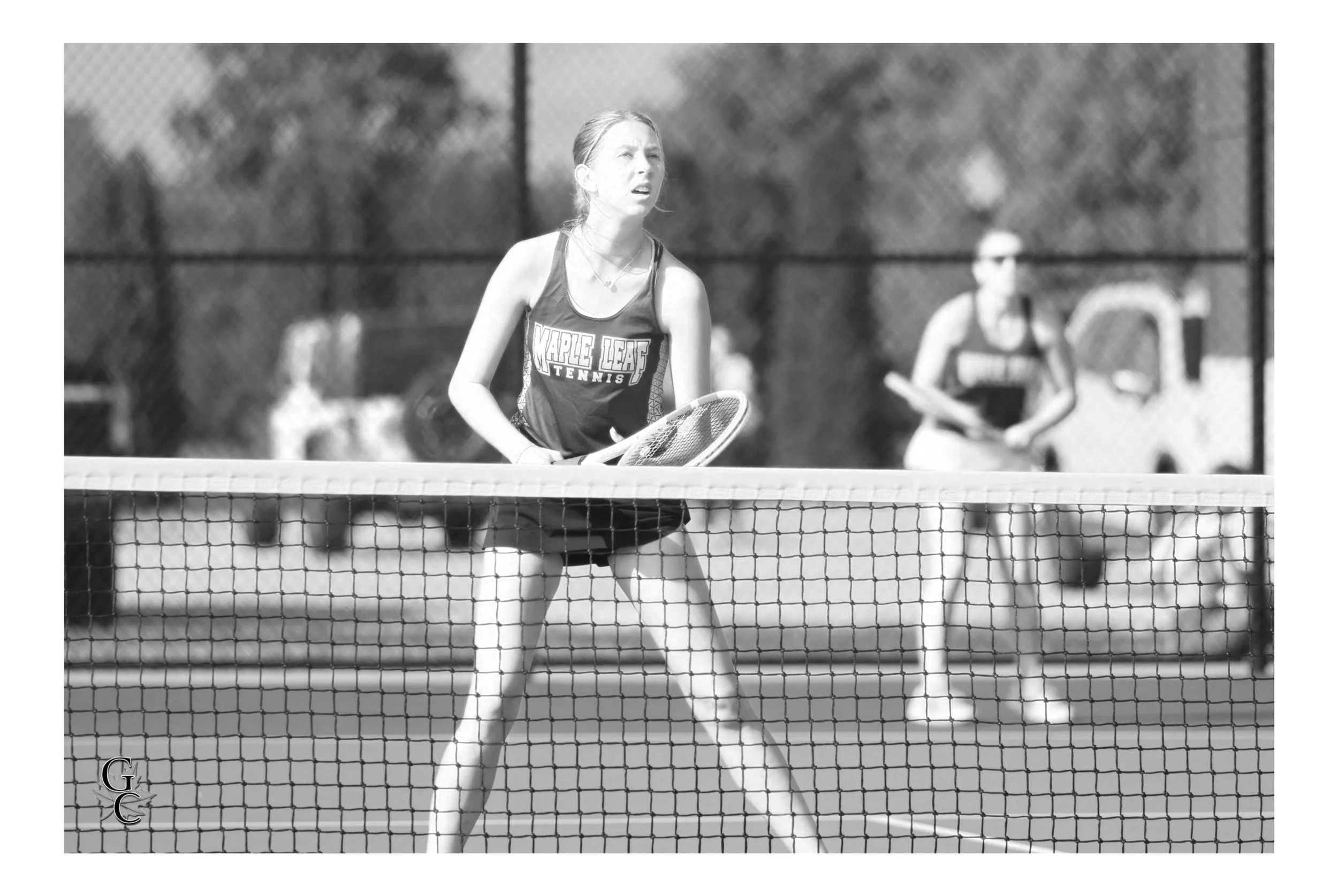 Lady Leafs Tennis Compete at Opening Day of State Tennis Tournament