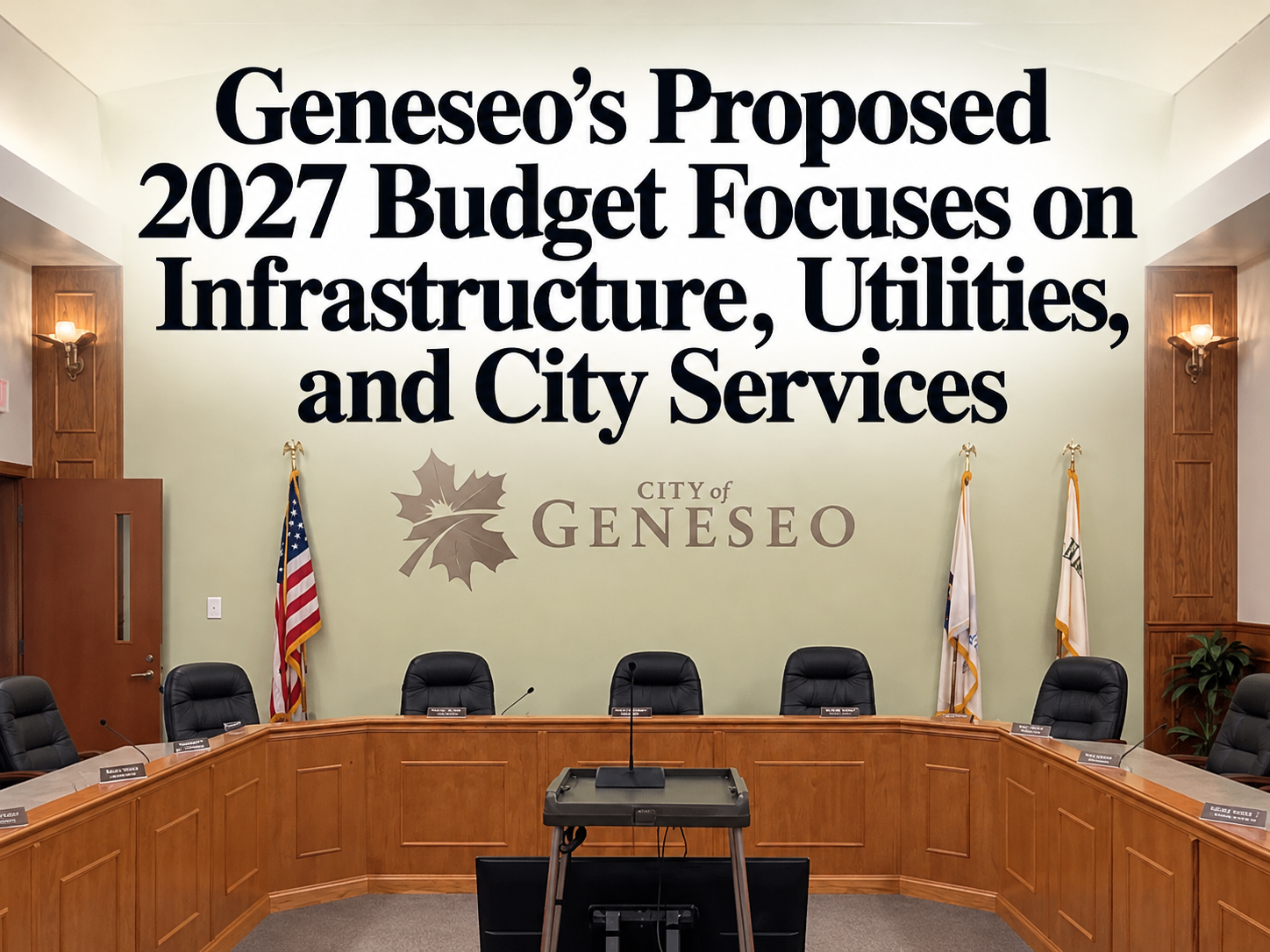 Geneseo's Proposed 2027 Budget Focuses on Infrastructure, Utilities, and City Services