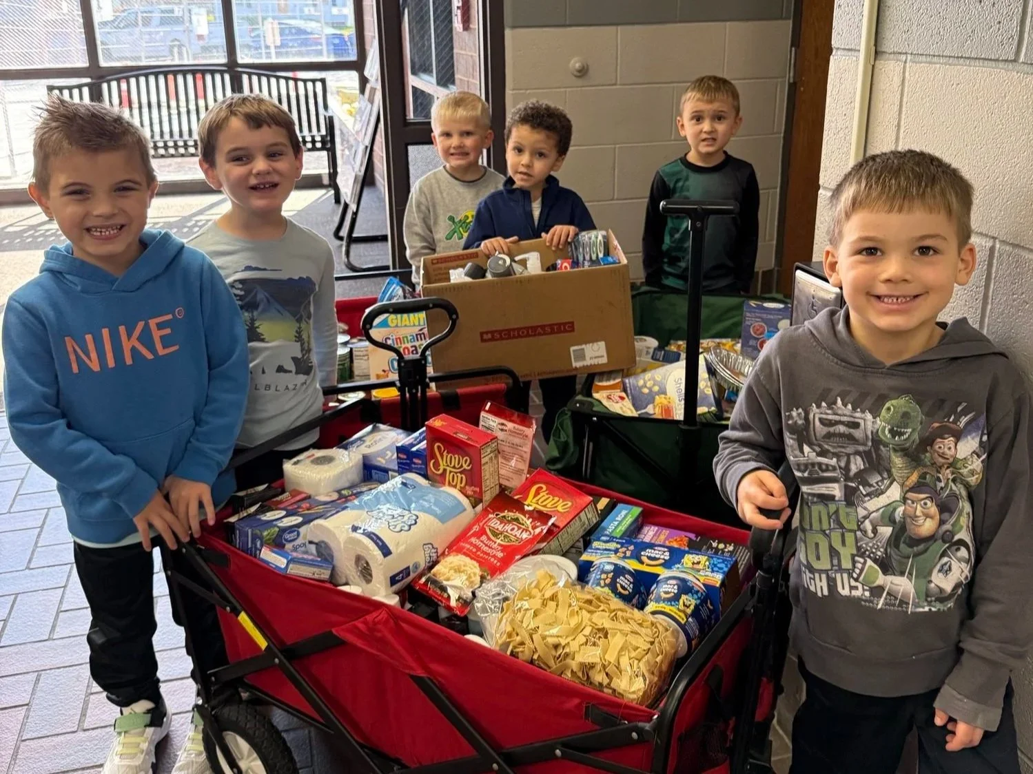 Bright Beginnings Preschool Does Their Part for Food Pantry