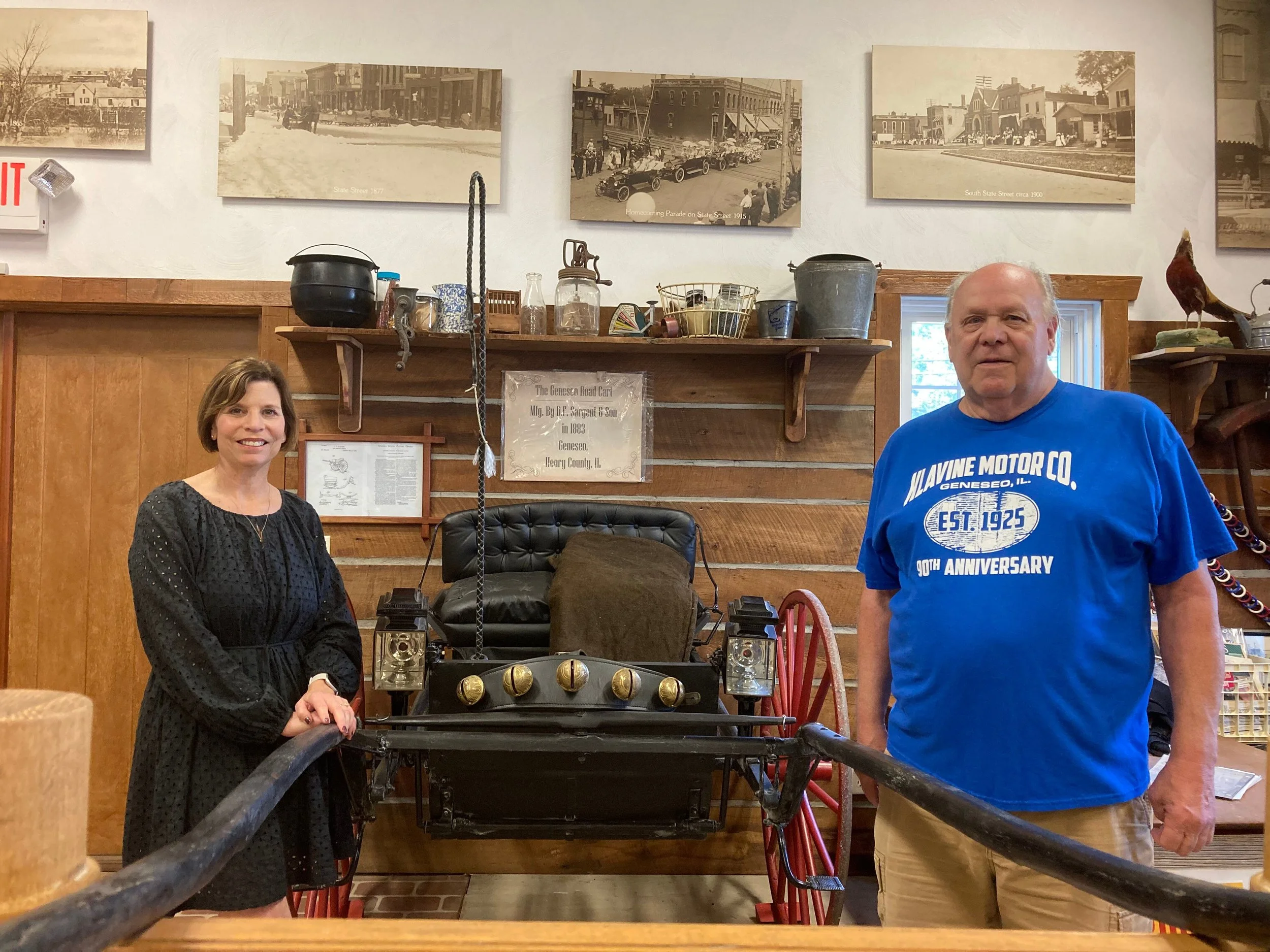 Geneseo Road Cart Now at Home in Museum Carriage House