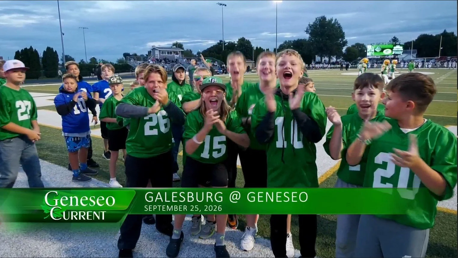Highlights!  See the big plays from the Green Machines' route of Galesburg