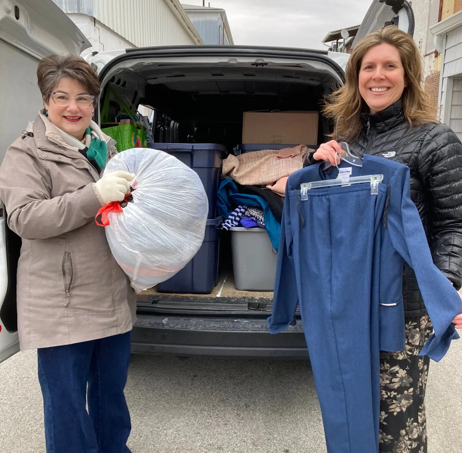 Delivery Day to Dress for Success of the Quad Cities — Geneseo Current