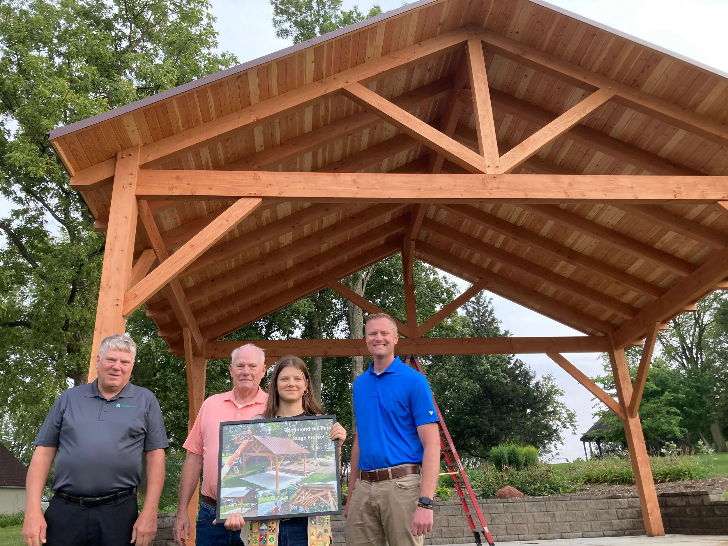 Mark Breeden Reno Outdoor Stage Complete at Richmond Hill with Help from Girl Scout ...