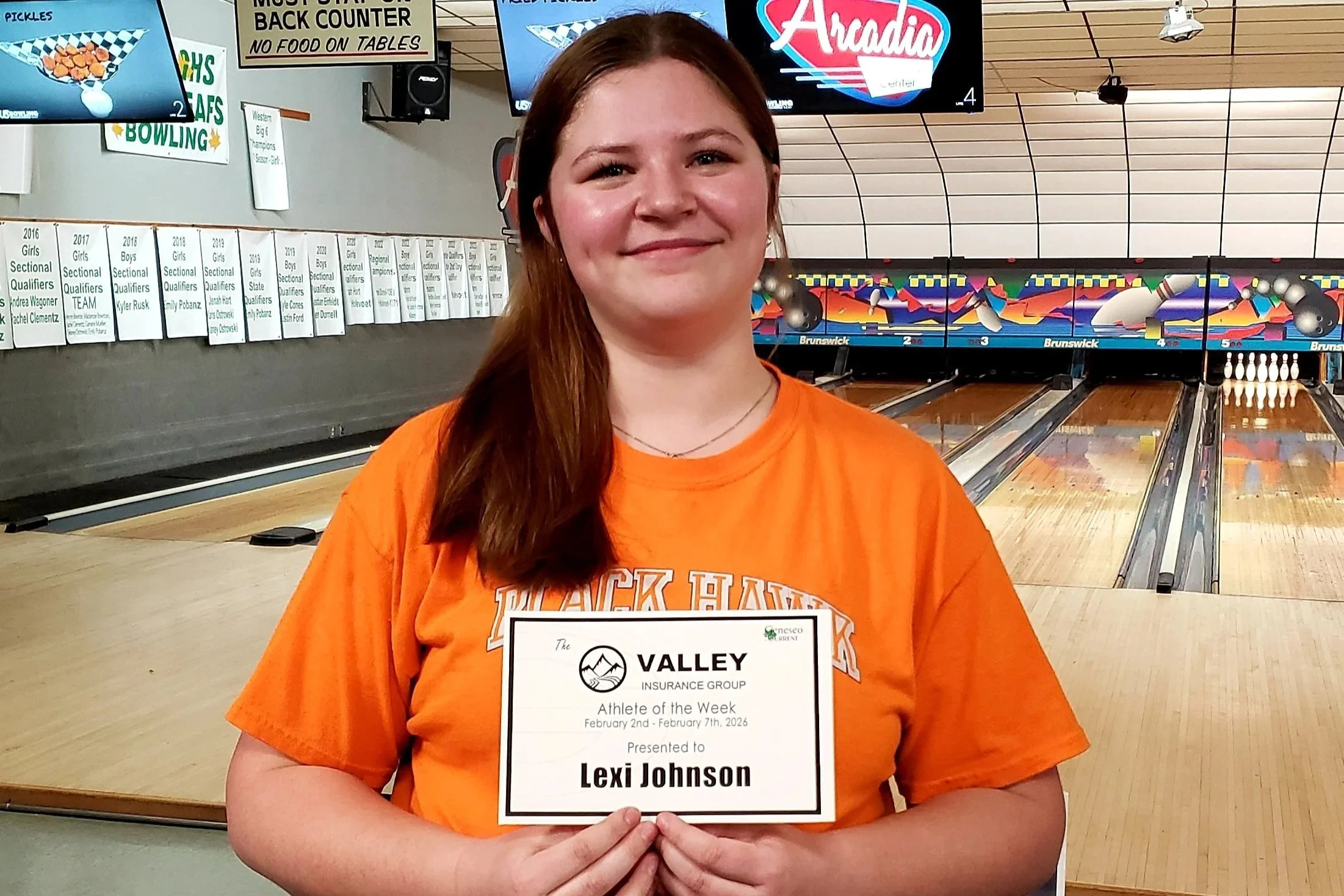 AOTW: Lexi Johnson Wins Valley Insurance Athlete Of The Week!