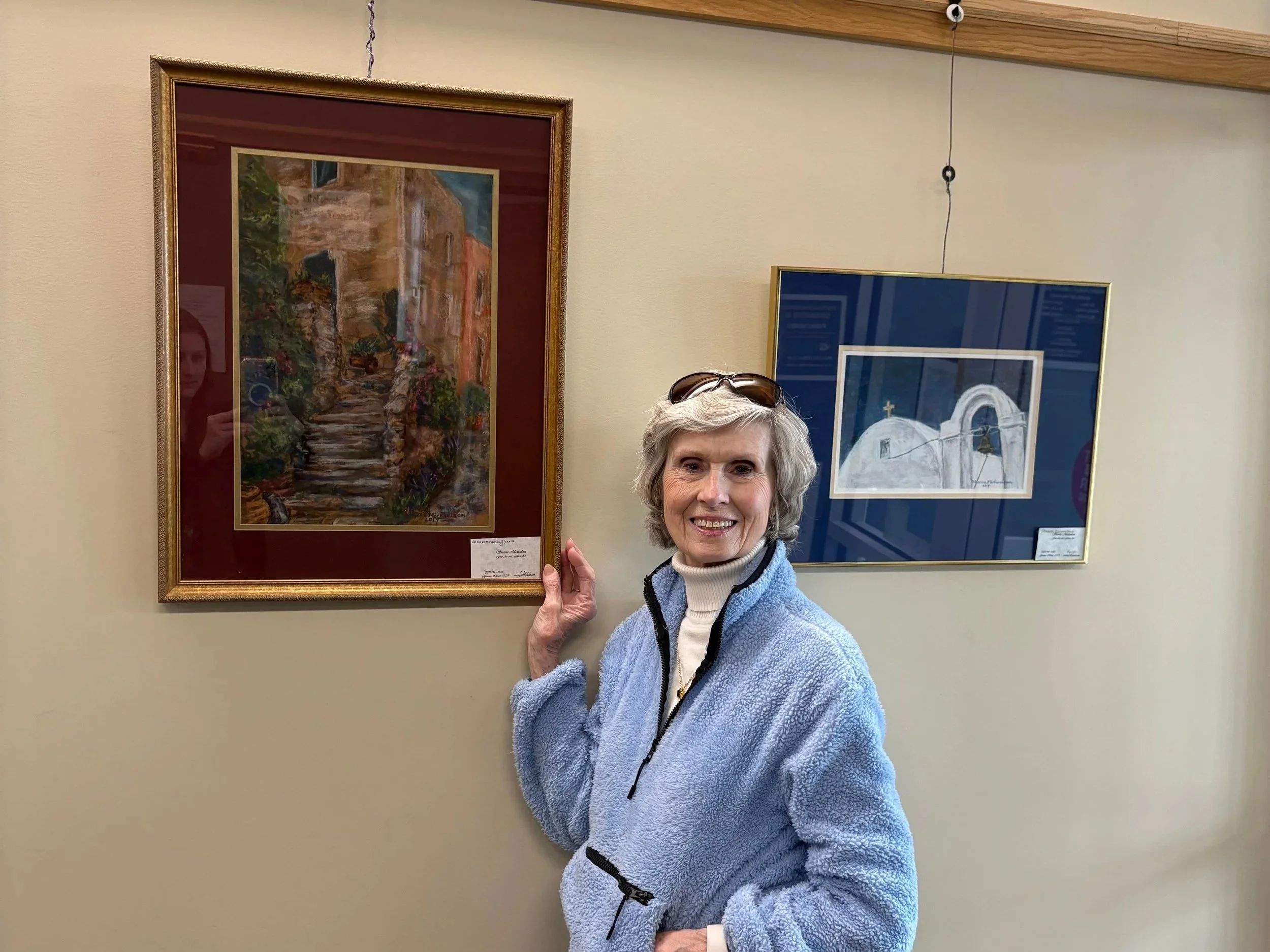 Art Work by Sharon Michaelsen Featured at Geneseo Library