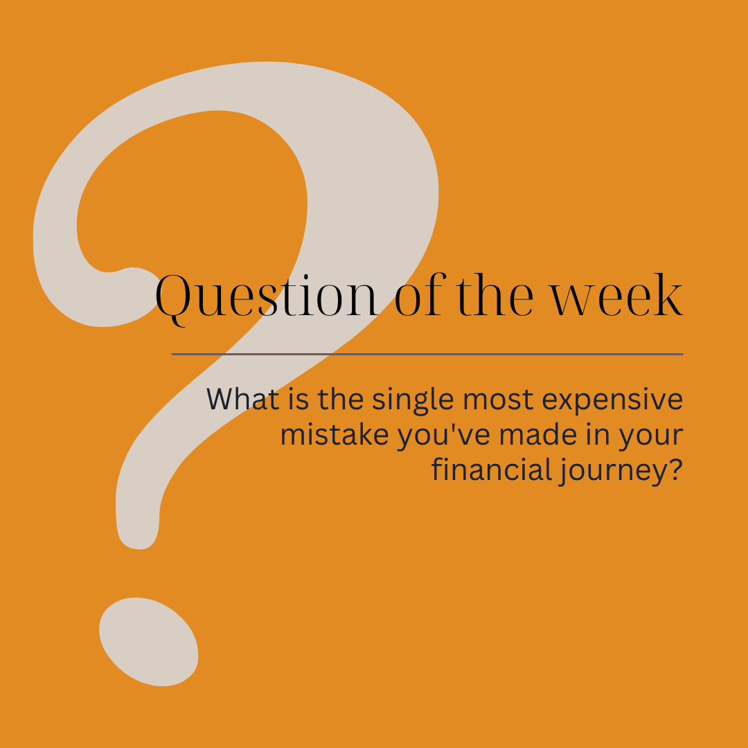 Sometimes, a single mistake can carry a heavy price tag in our financial journey.
When reflecting on your own path, what is the single most expensive mistake you've made? Share your experiences below and let's turn our costly lessons into valuable
