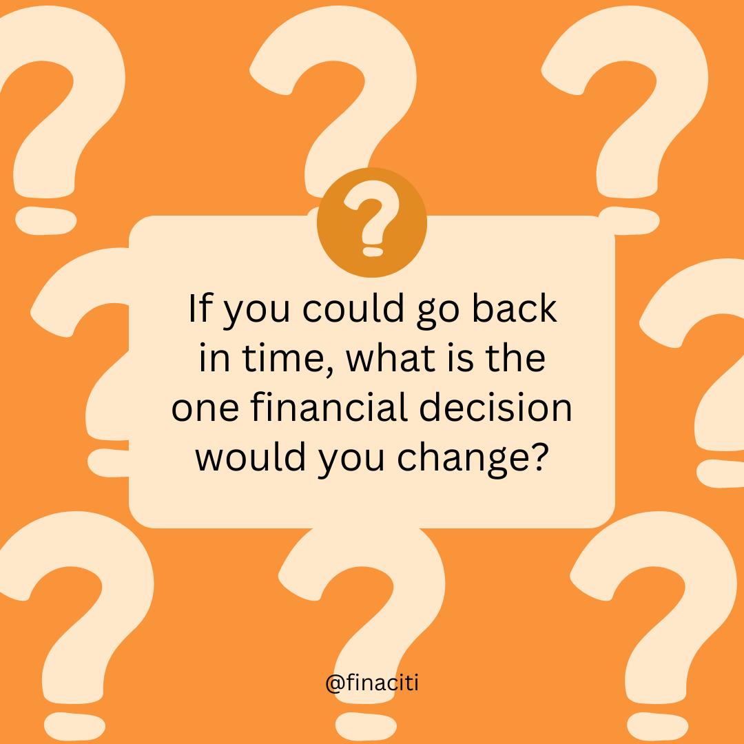 If you could turn back time, what one financial decision would you change?
Share your thoughts below and let's learn from each other's experiences!
#FinancialHindsight #MoneyMistakes #TimeTravelWishlist
