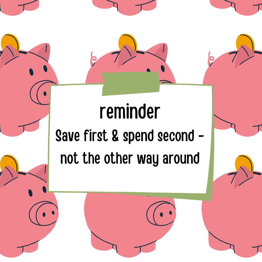 It's easy to save the money you don't spend. But you should really be spending the money you don't save. Prioritize saving at the beginning of your pay cycle rather than saving what's left at the end of the month!
#smartsaving #finaciti