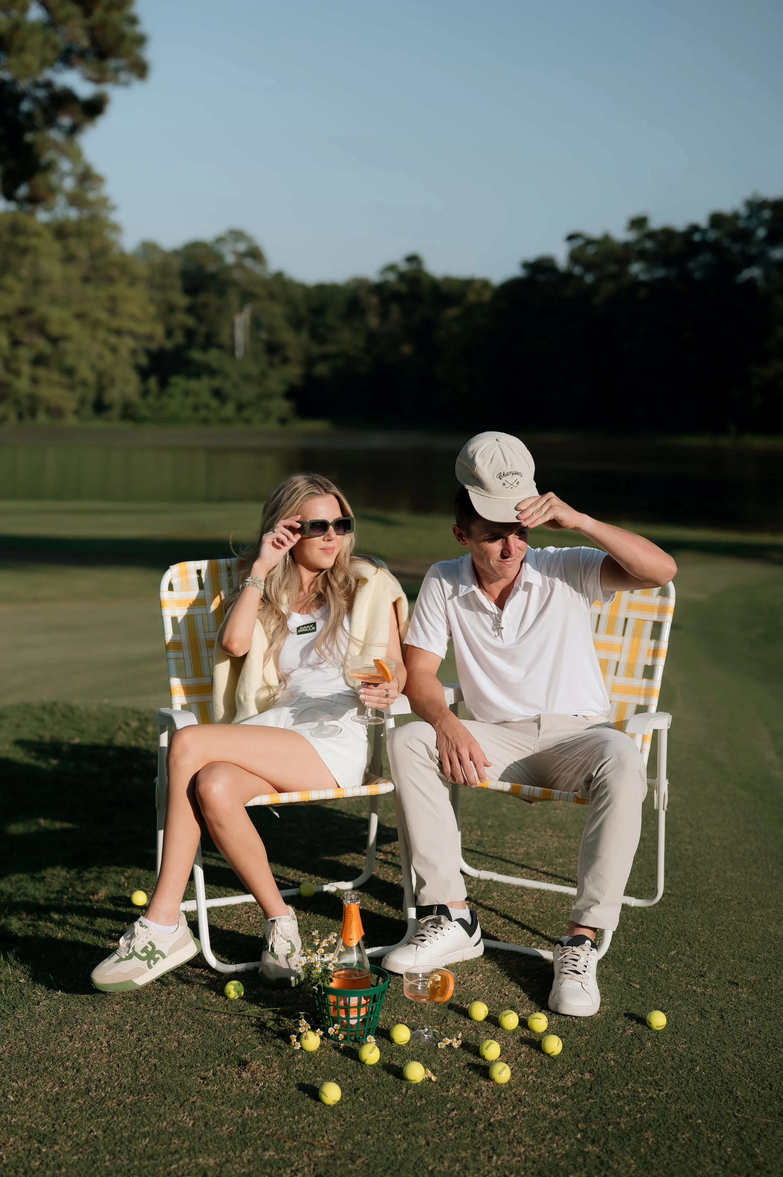 Themed Photoshoot : Conroe Country Club : Madi + Austin