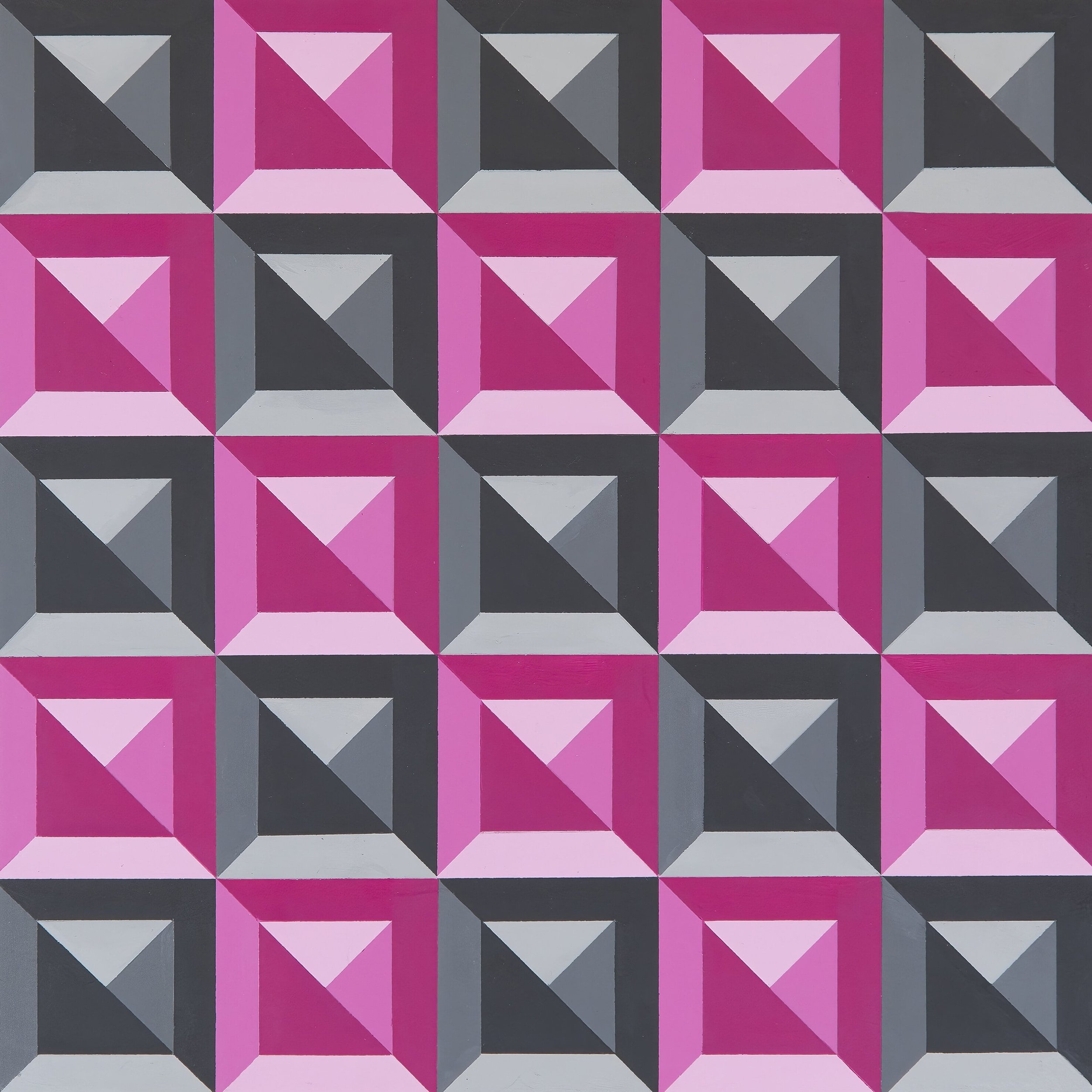 'Different Lines' Acrylic on wood panel
25 cm x 25 cm