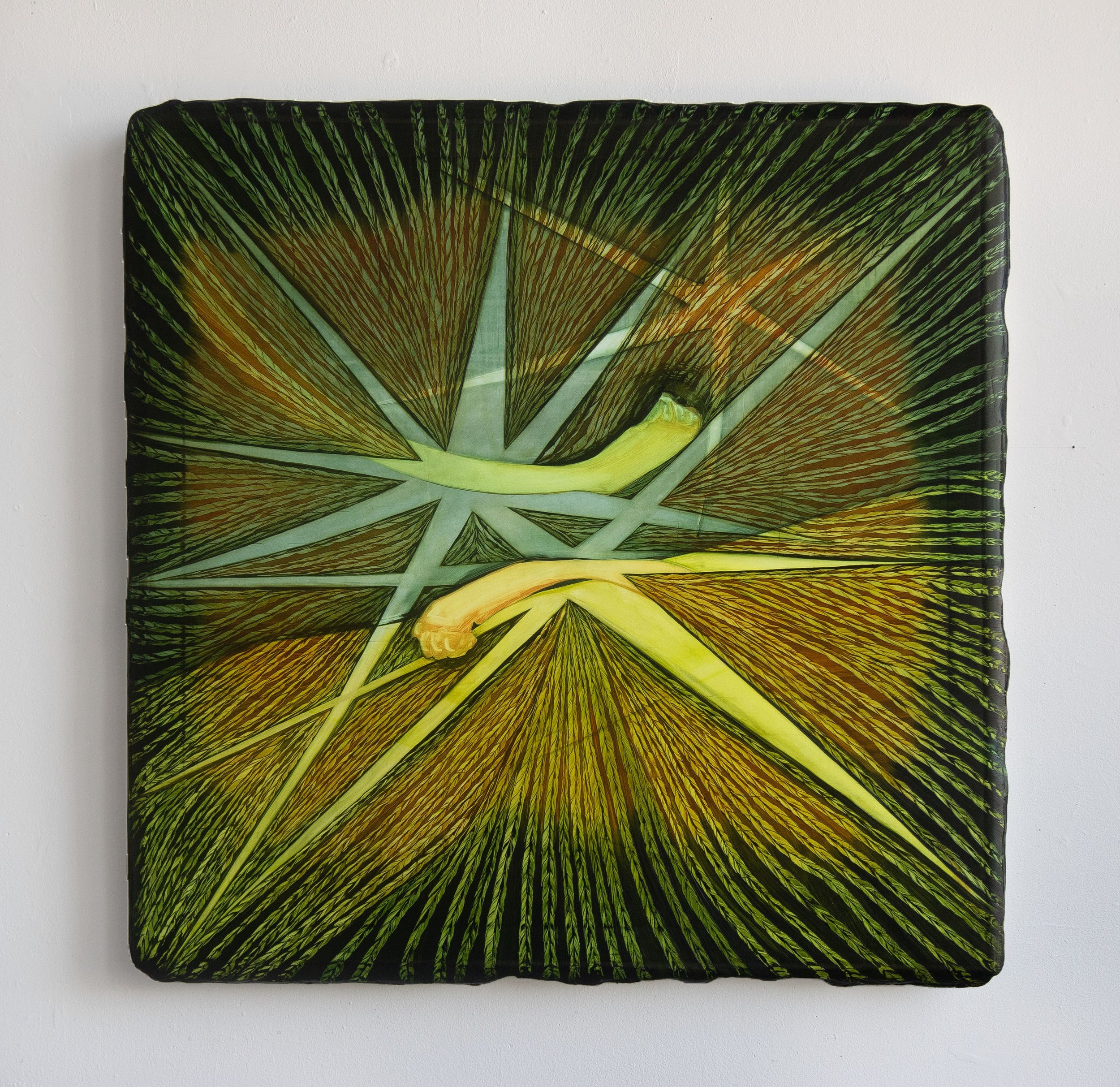 Nothing Landed, Oil on Canvas, 31” x 31”