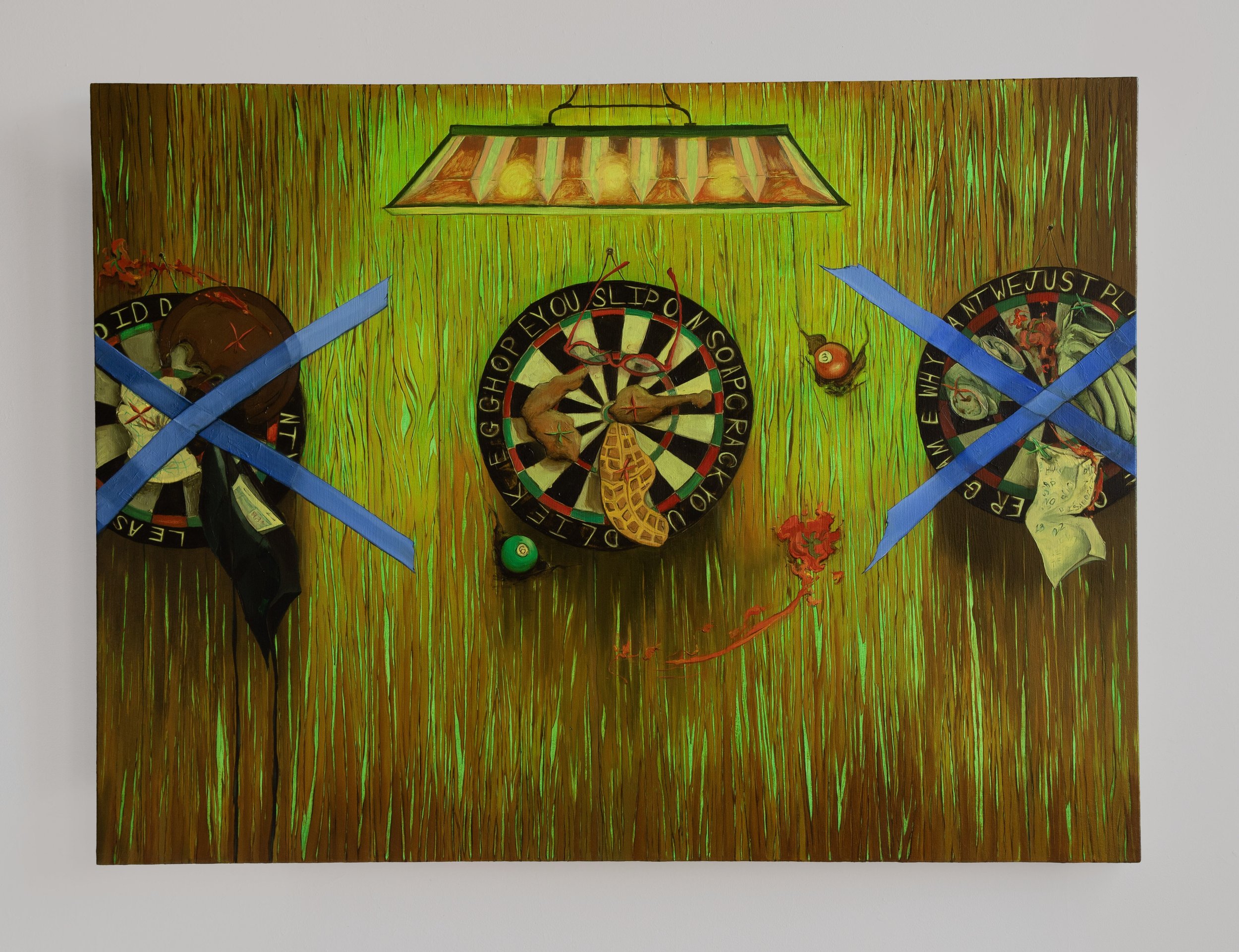 Maybe Wish That You Kinder. 36x48”. Oil on canvas.