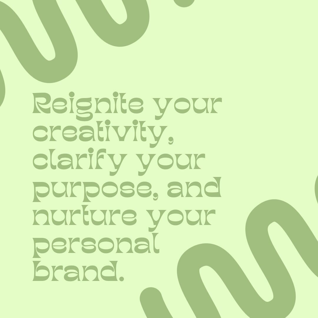 Reignite your creativity, clarify your purpose, and nurture your personal brand. 🔎 Too often, we creatives find ourselves stuck in ruts, battling burnout, and feeling lost amidst the noise. 🙁 It&rsquo;s not just about building a successful brand, i