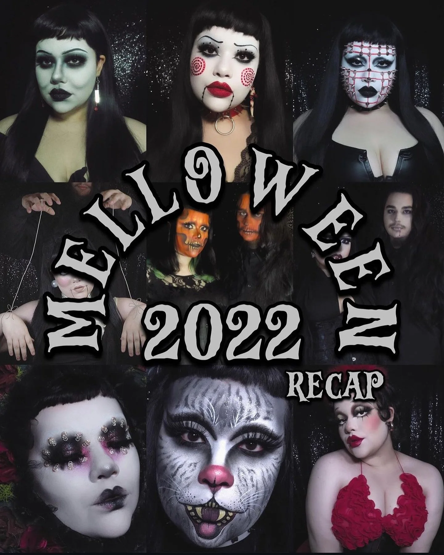 Melloween 2022 Recap! 💀🎃👻✨
(Follow @Beth_Mello for more!)

9 of my fav looks from Melloween 2022 🕸️

I told Scott we need to do a couple week again soon but this year is tooooo hectic for us, unfortunately! A little life update: We&rsquo;re movin