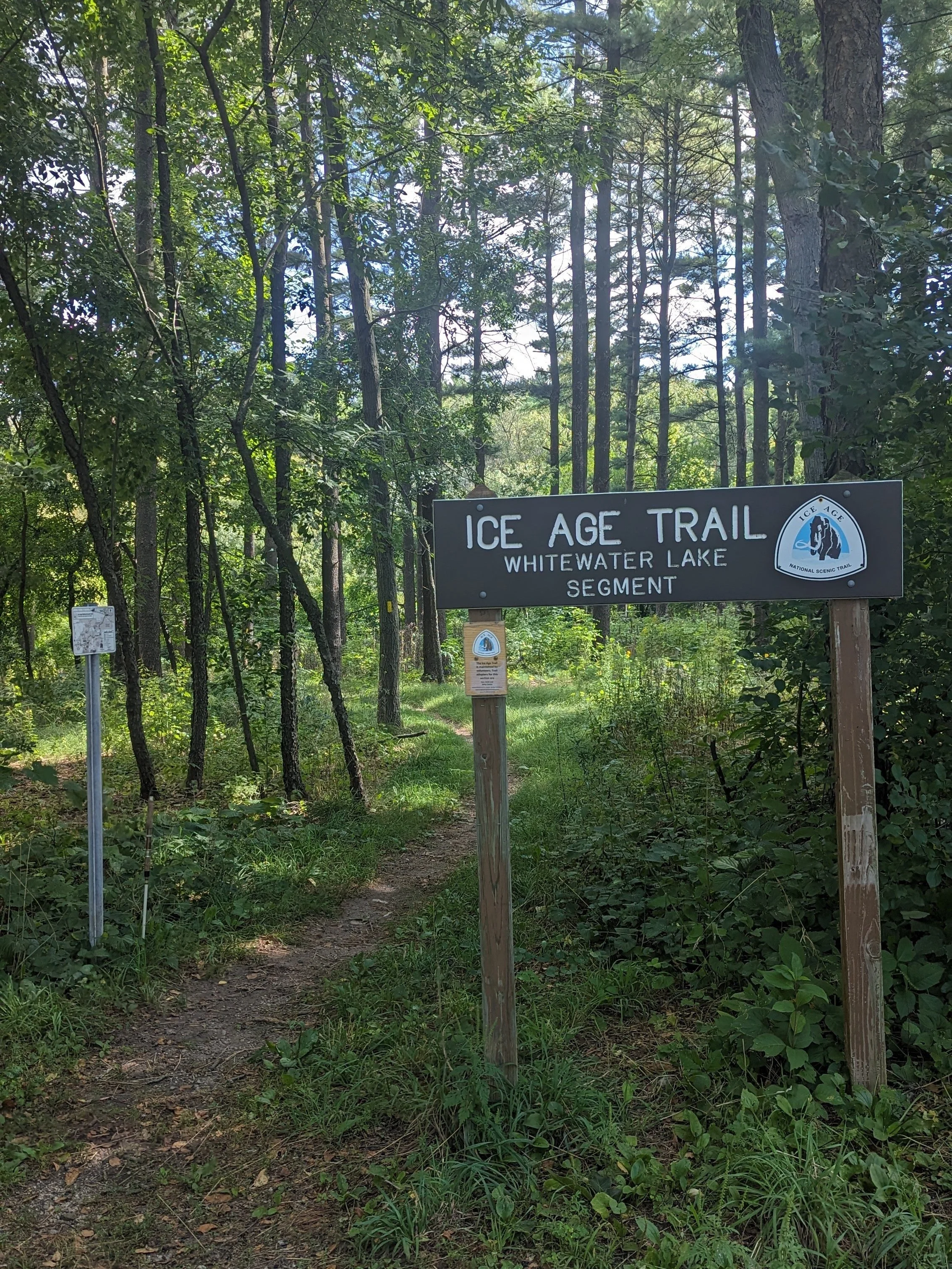 Ice Age Trail - Whitewater Lake Segment Sign
