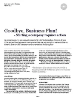 Goodbye Business Plan Document Screenshot