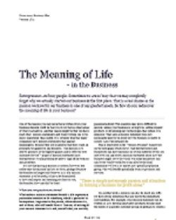 The Meaning of Life Document Screenshot