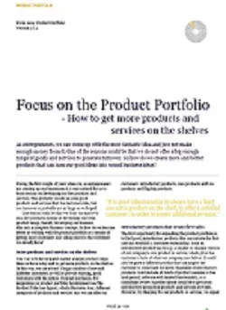 Focus on the Product Portfolio Document Screenshot