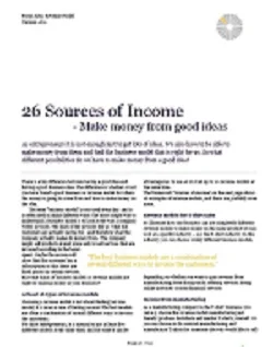 26 Sources of Income Document Screenshot