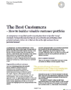 The Best Customers Document Screenshot
