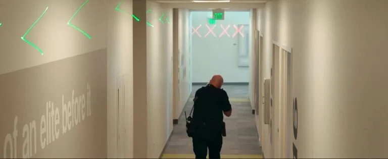 Emergency Responder with the Soteria System in Action