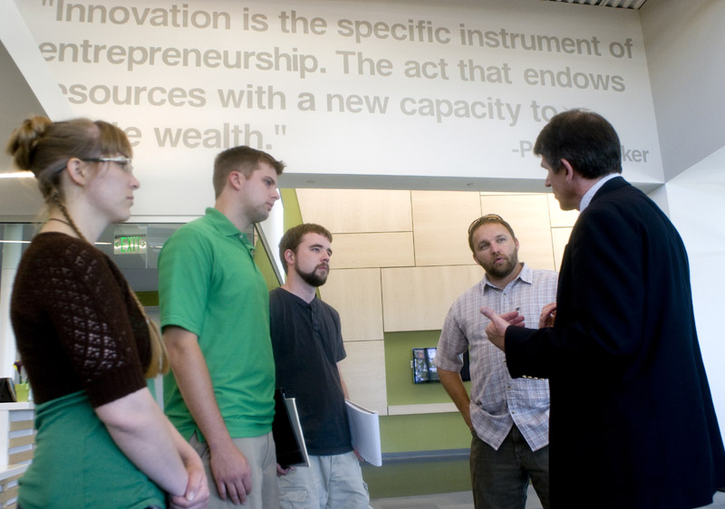 Dougan Talking to Students at Innovation Center.jpg
